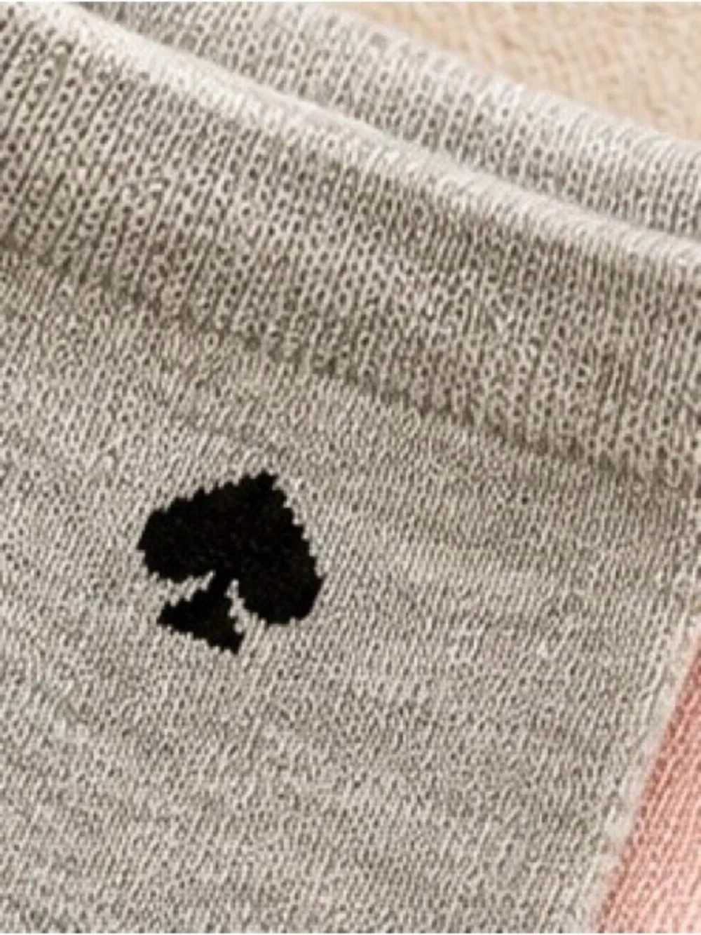 Kate Spade 3 Pair Ankle Socks SOLID & LEOPARD DOT • ONE SIZE • NWT